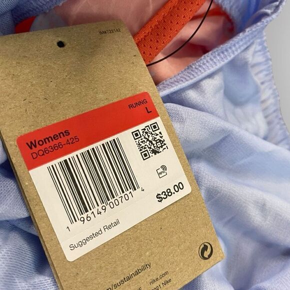 Nike Dri-FIT Tempo Womens Brief-Lined Graphic Running Shorts DQ6366-425 New - Picture 8 of 8